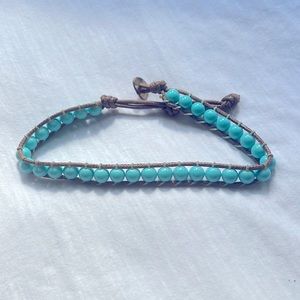 Turquoise bead choker